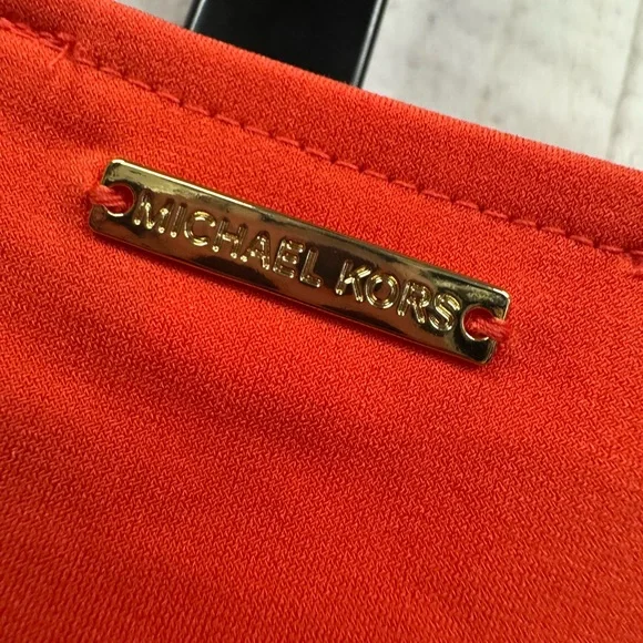 MICHAEL Michael Kors Red Lace Shoulder Blouse - Picture 3 of 5